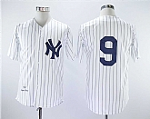 Yankees 9 Roger Maris White 1961 Throwback Stitched Baseball Jerseys,baseball caps,new era cap wholesale,wholesale hats